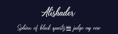 Alishader by Typia Nesia — Script Handwritten Font — thumbnail 2
