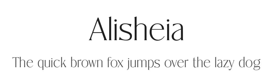 Alisheia by Dora Typefoundry — Serif Font — preview 1