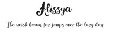 Alissya by Maulana Creative — Script Handwritten Font — thumbnail 1