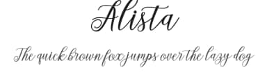 Alista by Creative Lab — Script Handwritten Font — thumbnail 1