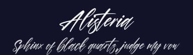 Alisteria by Perspectype Studio - Letterena.com — Script Handwritten Font — thumbnail 2