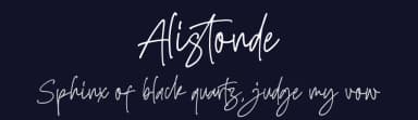Alistonde by Letterena Studios — Script Handwritten Font — thumbnail 2