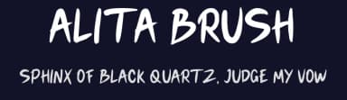 Alita Brush by Inovatype Typefoundry — Script Handwritten Font — thumbnail 2