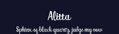 Alitta by Omotu Studio — Script Handwritten Font — thumbnail 2