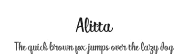 Alitta by Omotu Studio — Script Handwritten Font — thumbnail 1