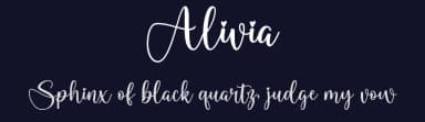 Alivia by Danar Nugroho — Script Handwritten Font — thumbnail 2