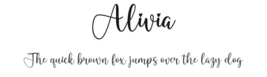 Alivia by Danar Nugroho — Script Handwritten Font — thumbnail 1
