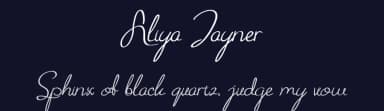 Aliya Jayner by liart type — Script Handwritten Font — thumbnail 2