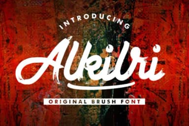 Alkilri Font by Vunira — Script Handwritten Font — thumbnail 1