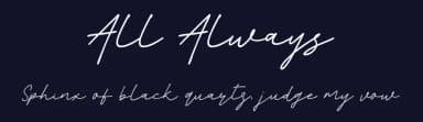 All Always by Khurasan — Script Handwritten Font — thumbnail 2