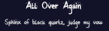 All Over Again by Hanoded — Script Handwritten Font — thumbnail 2