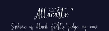 Allacarte by Mengulirpena — Script Handwritten Font — thumbnail 2