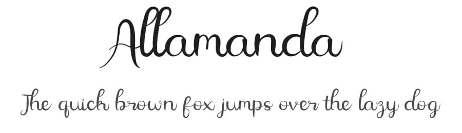 Allamanda by Illushvara — Script Handwritten Font