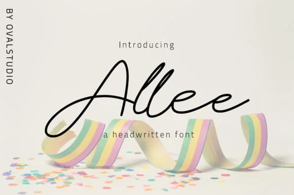 Alle Font by OvalStudio — Script Handwritten Font — preview 1