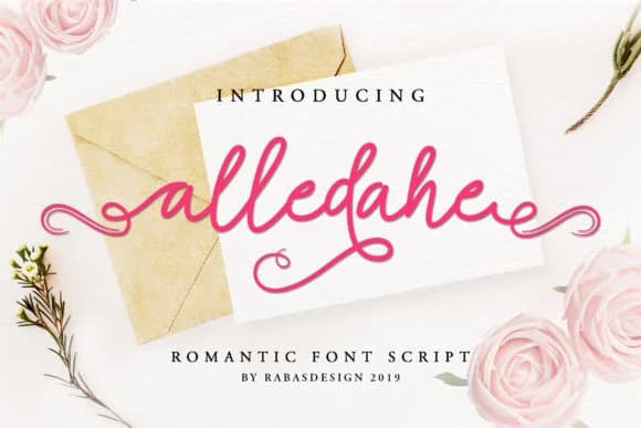 Alledahe Font by Rabas Design — Script Handwritten Font