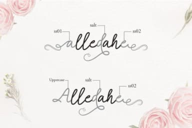 Alledahe Font by Rabas Design — Script Handwritten Font — thumbnail 2