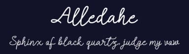 Alledahe by Rabas Design — Script Handwritten Font — thumbnail 2