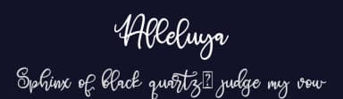 Alleluya by Letterara — Script Handwritten Font — thumbnail 2