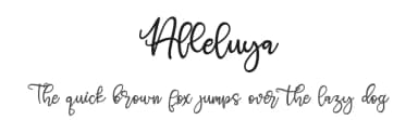 Alleluya by Letterara — Script Handwritten Font — thumbnail 1