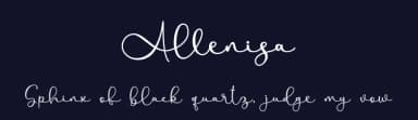 Allenisa by Letterafa Studio — Script Handwritten Font — thumbnail 2