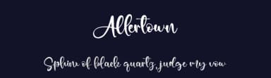 Allertown by Kong Font — Script Handwritten Font — thumbnail 2