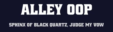 Alley Oop by AJ Paglia — Sans Serif Font — thumbnail 2