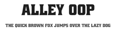 Alley Oop by AJ Paglia — Sans Serif Font — thumbnail 1