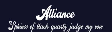 Alliance by Billy Argel Fonts ® — Script Handwritten Font — thumbnail 2