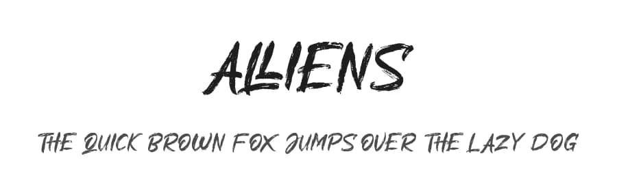 Alliens by Ketikata Studio — Script Handwritten Font