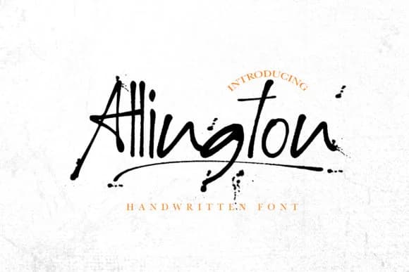 Allington Font by Vz_Type — Script Handwritten Font