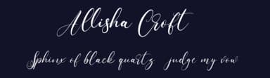 Allisha Croft by Maulana Creative — Script Handwritten Font — thumbnail 2