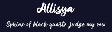 Allisya by Weape Studio — Script Handwritten Font — thumbnail 2