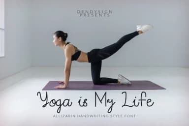 Allizarin Font by dendysign — Script Handwritten Font — thumbnail 6