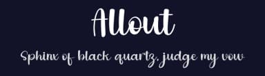 Allout by Inermedia Studio — Script Handwritten Font — thumbnail 2