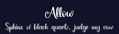Allow by Scratchones — Script Handwritten Font — thumbnail 2