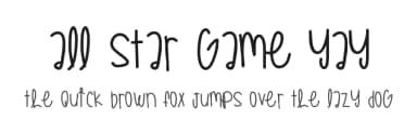 All Star Game Yay by Des Gomez — Script Handwritten Font — thumbnail 1