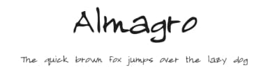 Almagro — Script Handwritten Font — thumbnail 1