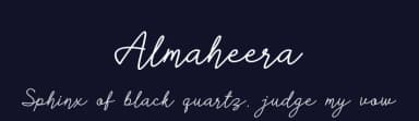 Almaheera by skillyasstudio.com — Script Handwritten Font — thumbnail 2