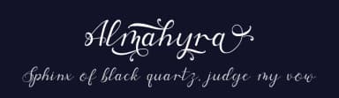 Almahyra by Yesie Erma Yunita — Script Handwritten Font — thumbnail 2