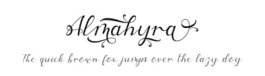Almahyra by Yesie Erma Yunita — Script Handwritten Font — thumbnail 1