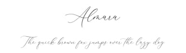Almara by Satin Studio — Script Handwritten Font — thumbnail 1