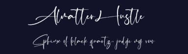 Almatter Hustle by Pineungtype Missinklab — Script Handwritten Font — thumbnail 2