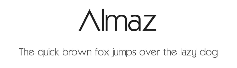 Almaz by Almaz Studio — Sans Serif Font