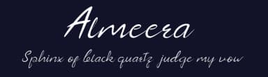 Almeera by Ameerazan Studio — Script Handwritten Font — thumbnail 2