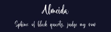 Almeida by Blankids — Script Handwritten Font — thumbnail 2