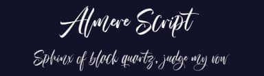 Almere Script by Joelmaker — Script Handwritten Font — thumbnail 2