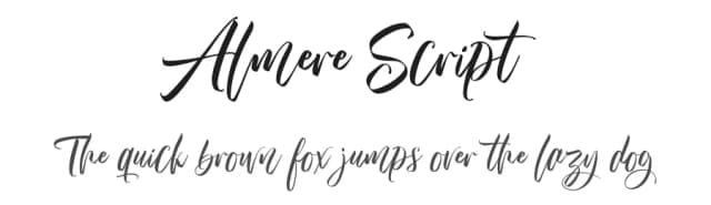 Almere Script by Joelmaker — Script Handwritten Font