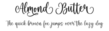 Almond Butter by Graphix Line Studio — Script Handwritten Font — thumbnail 1