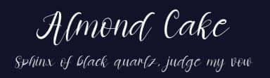 Almond Cake by Scratchones — Script Handwritten Font — thumbnail 2
