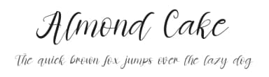 Almond Cake by Scratchones — Script Handwritten Font — thumbnail 1